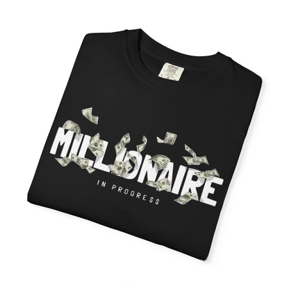 Confidence Graphic T-Shirt — Money Motif Front & Bold 'CONFIDENCE' Back